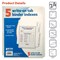 Better Office Products Write-On, 5-Tab Paper Index Dividers for 3-Ring Binders, Letter Size, 24PK 00124 - alternate 2